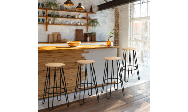 Tabouret pied épingle Missouri