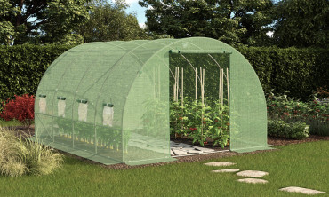 Serre tunnel verte 3x4m