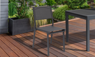 Chaises de jardin empilables