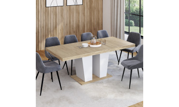 Table à manger extensible Ezra