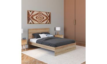 Lit Oklahoma avec tête de lit et sommier