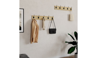 Porte manteau mural Memphis 5 patères