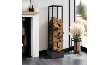 Range bûche vertical