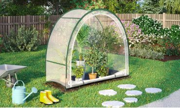 Serre d'hivernage demi-lune