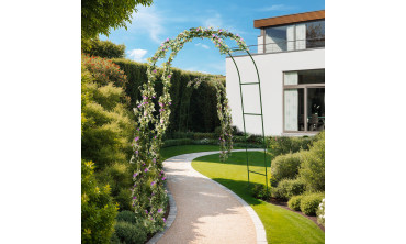 Arches de jardin arrondies 235cm - lot de 2
