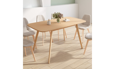 Table repas extensible Venezia 120-160cm