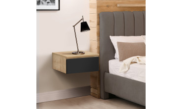 Tables de chevet suspendues Tom 1 tiroir - lot de 2