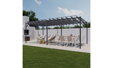 Pergola Venice toit lames orientables 3x6m