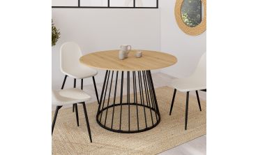 Table repas ronde Adelle 120 cm