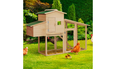 Poulailler en bois Gelina avec pondoir intégré