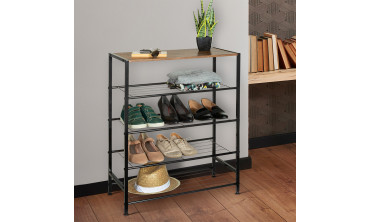 Meuble à chaussures Elize 4 niveaux - 12 paires