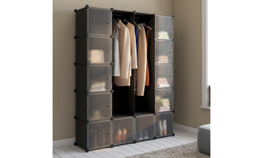 Armoire de rangement multifonction 12 cubes