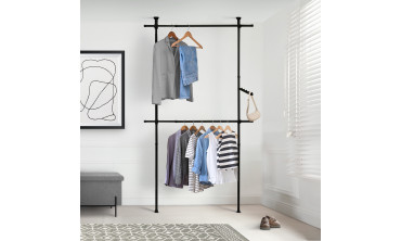 Penderie télescopique H278cm