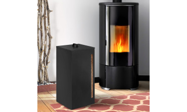 Réservoir à granules et pellets noir 30kg