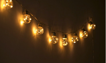 Guirlande solaire filaments